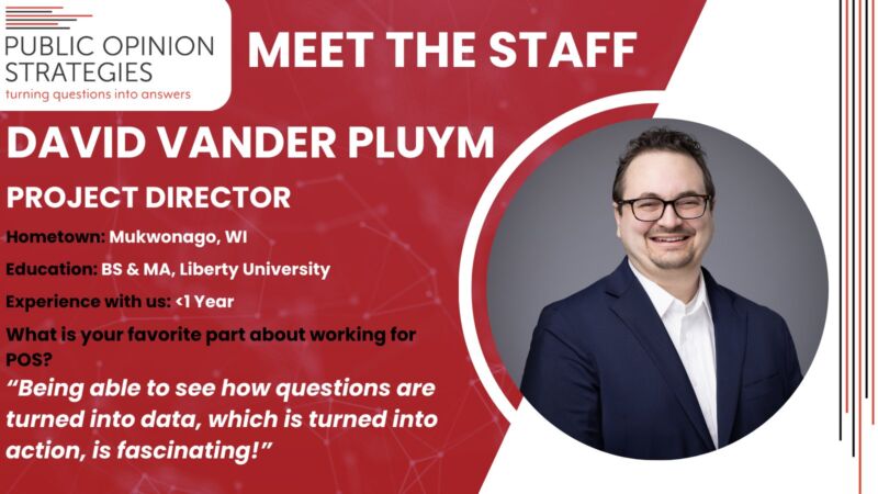 Image for the Tweet beginning: Meet David Vander Pluym, one